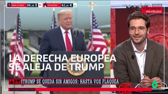 Al&aacute;n Barroso, tras el cambio de postura de Vox sobre Trump: "No pod&iacute;an ser sus &uacute;ltimos defensores en Europa. Es rid&iacute;culo"