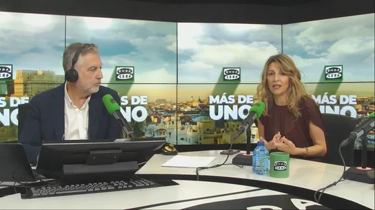 Yolanda Díaz rechaza obligar a teletrabajar para recortar costes como propone Bruselas: "Creo que el criterio es la voluntariedad" Yolanda Díaz rechaza obligar a teletrabajar para recortar costes como propone Bruselas: "Creo que el criterio es la voluntariedad"