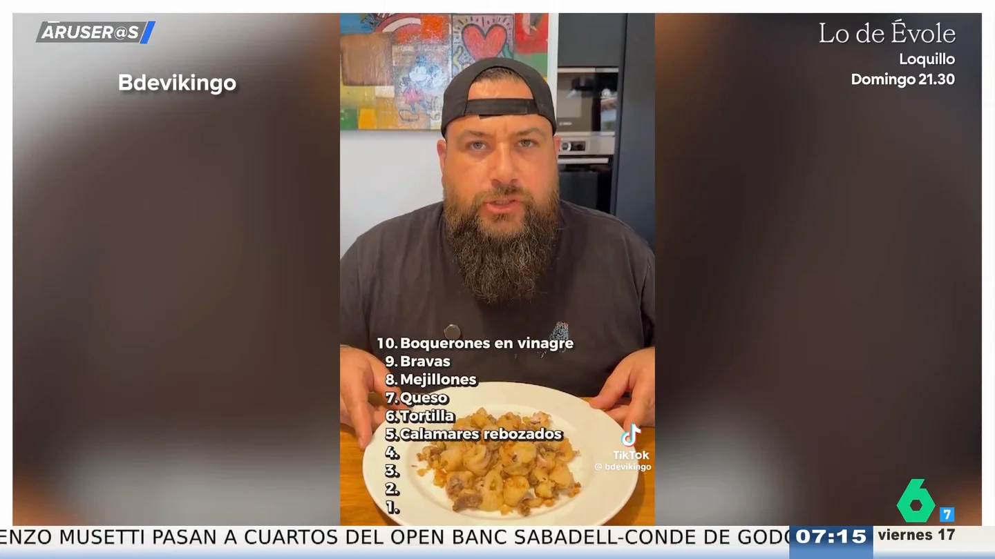 Las mejores tapas españolas según un creador de contenido: las gildas reinan en el top 1 Las mejores tapas españolas según un creador de contenido: las gildas reinan en el top 1