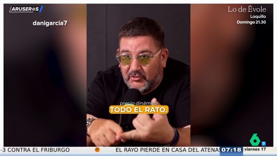 La reflexi&oacute;n de Dani Garc&iacute;a sobre la implantaci&oacute;n de precios din&aacute;micos en los restaurantes: "Nuestra industria sigue en los a&ntilde;os 90"