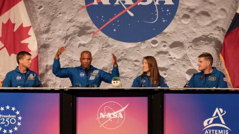 Los astronautas de Artemis II