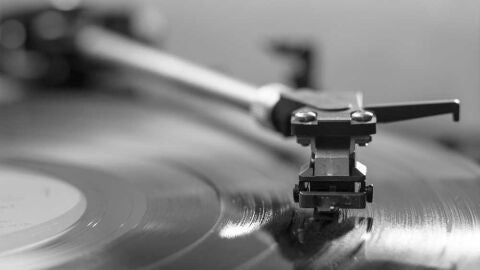 Una cápsula fonográfica