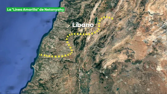 La línea amarilla de Netanyahu La línea amarilla de Netanyahu