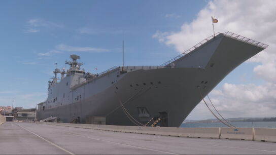 Portaaviones de la Armada Espa&ntilde;ola