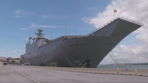 Portaaviones de la Armada Espa&ntilde;ola