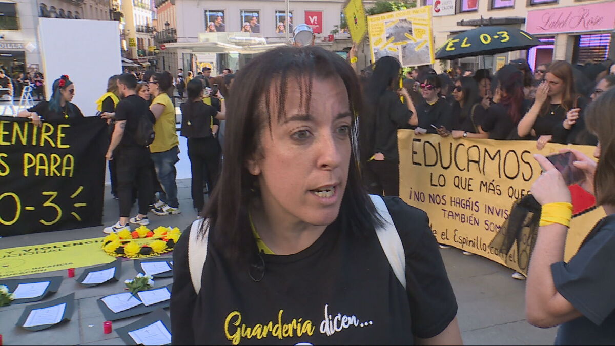 La lucha de Bea, una educadora infantil en huelga por el 