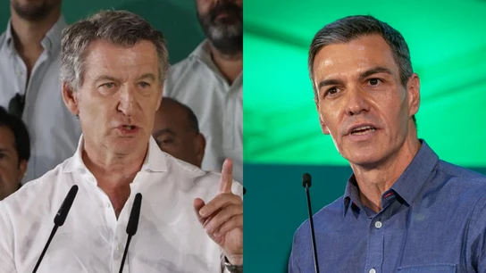 Feijóo y Sánchez en actos de precampaña de Andalucía Feijóo y Sánchez en actos de precampaña de Andalucía