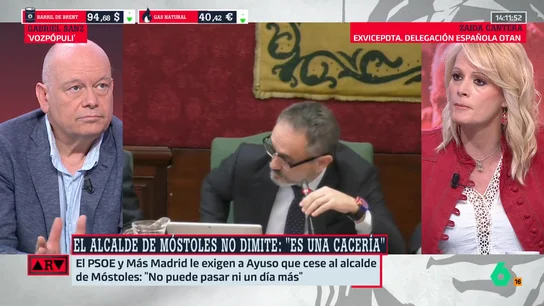 Zaida Cantera analiza las acusaciones de abuso contra el alcalde de Móstoles: "El control de daños del PP siempre consiste en cargar contra las víctimas" Zaida Cantera analiza las acusaciones de abuso contra el alcalde de Móstoles: "El control de daños del PP siempre consiste en cargar contra las víctimas"