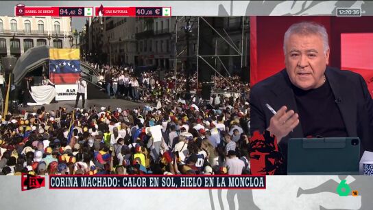 Ferreras, tajante contra los c&aacute;nticos impulsados por Carlos Baute a Delcy Rodr&iacute;guez: "Absolutamente impresentables, son racistas"