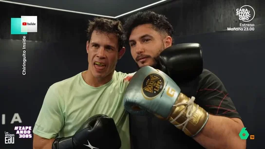 Edu Aguirre entrena con Omar Montes para La Velada y acaba en el hospital Edu Aguirre entrena con Omar Montes para La Velada y acaba en el hospital