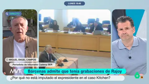 Miguel Ángel Campos cree que Enrique García Castaño podría tener el pendrive de Bárcenas con los audios de Rajoy El periodista de 'Cadena Ser' señala que este agente fue el que dirigió el operativo que entró en el despacho de Rosalía Iglesias, mujer de Bárcenas, donde se encontraba, en un arcón, un pendrive con audios del expresidente del Gobierno.