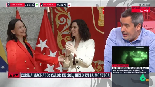 Carlos Cué reflexiona sobre la actuación de Corina Machado: "Su gesto más contundente es no reunirse con Pedro Sánchez" Carlos Cué reflexiona sobre la actuación de Corina Machado: "Su gesto más contundente es no reunirse con Pedro Sánchez"