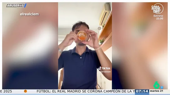 El vídeo viral de un francés que dice que el gazpacho está más rico caliente: "Y le falta sal" El vídeo viral de un francés que dice que el gazpacho está más rico caliente: "Y le falta sal"