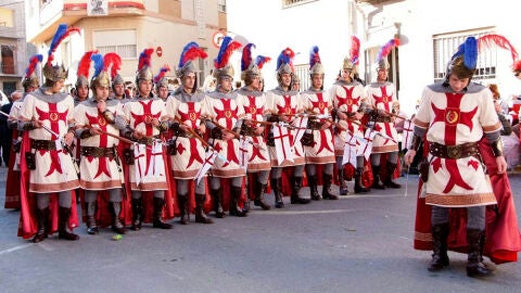 Fiesta de Moros y Cristianos en Alcoy en honor de San Jorge