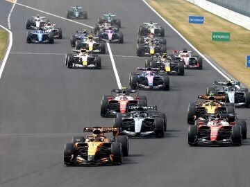 Salida del GP de Jap&oacute;n.