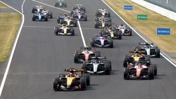 Salida del GP de Jap&oacute;n.