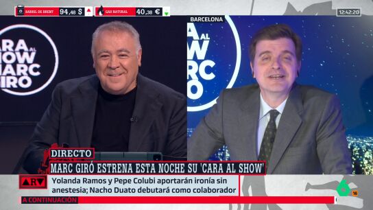 Ferreras reacciona al "contundente mensaje para heteros" de Marc Gir&oacute;: "Estoy en plan pansexual"