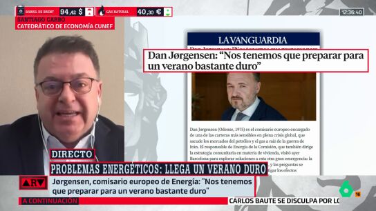 El catedr&aacute;tico Santiago Carb&oacute; sobre los problemas energ&eacute;ticos: "Un encarecimiento significativo nos va a llegar a todos&middot;