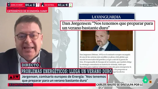 El catedrático Santiago Carbó sobre los problemas energéticos: "Un encarecimiento significativo nos va a llegar a todos· El catedrático Santiago Carbó sobre los problemas energéticos: "Un encarecimiento significativo nos va a llegar a todos·
