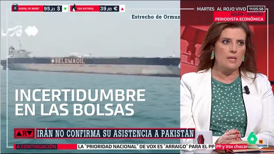 Belén Carreño, sobre Irán: "Está como un niño con juguete nuevo con su capacidad de bloquear el mundo" Belén Carreño, sobre Irán: "Está como un niño con juguete nuevo con su capacidad de bloquear el mundo"