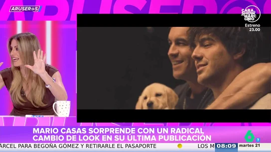 Mario Casas sorprende con un radical cambio de 'look' en su ultima publicación Mario Casas sorprende con un radical cambio de 'look' en su ultima publicación