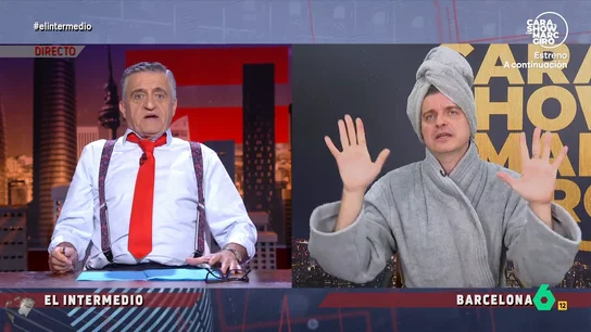 Marc Giró desvela a Wyoming que le han "bajado el sueldo" por su fichaje en laSexta: "No te lo han dicho porque no te quieren disgustar" Marc Giró desvela a Wyoming que le han "bajado el sueldo" por su fichaje en laSexta: "No te lo han dicho porque no te quieren disgustar"