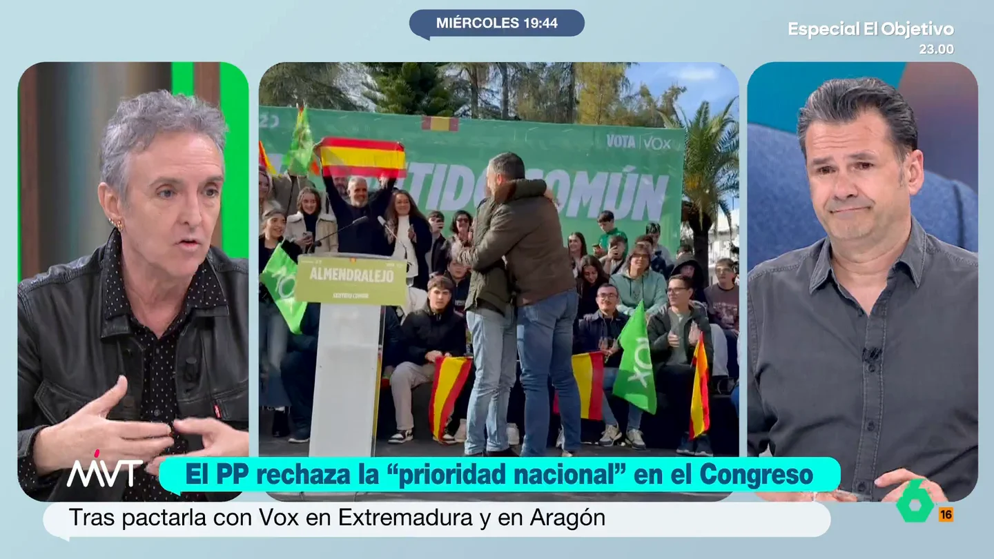 Ramoncín señala que Vox está llevando al PP "por un camino por el que no está midiendo el precio que va a pagar" El partido ultra ha presentado una moción en el Congreso de los Diputados en defensa de la "prioridad nacional" para que los ciudadanos puedan acceder a servicios públicos en nuestro país.