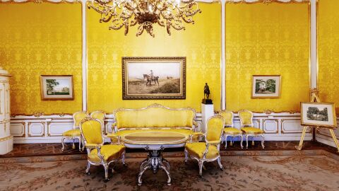 Interior del Albertina, en Viena