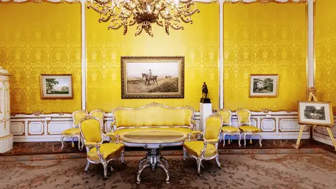 Interior del Albertina, en Viena Interior del Albertina, en Viena