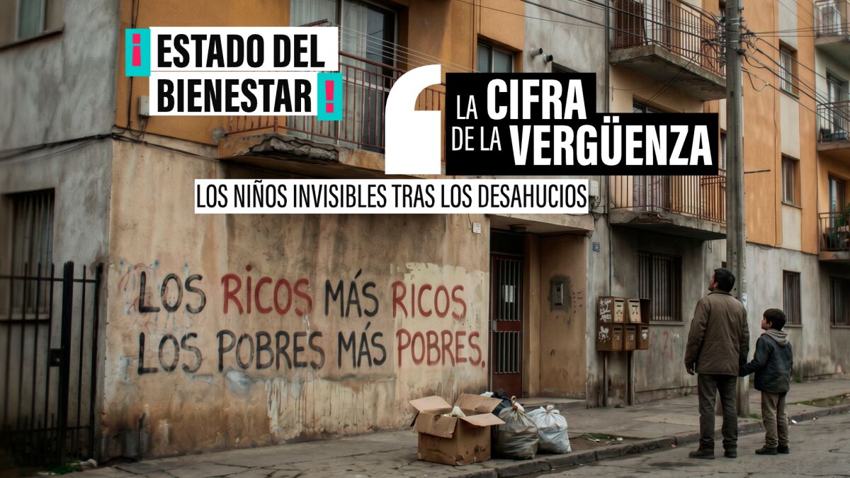 Las cifras de la vergüenza y la invisibilidad en España: los fondos buitre dejan a 40.000 niños en la calle en solo un año