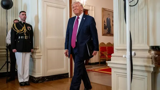 Trump anuncia que las conversaciones de paz con Irán podrían retomarse este viernes: "Es posible" Trump anuncia que las conversaciones de paz con Irán podrían retomarse este viernes: "Es posible"