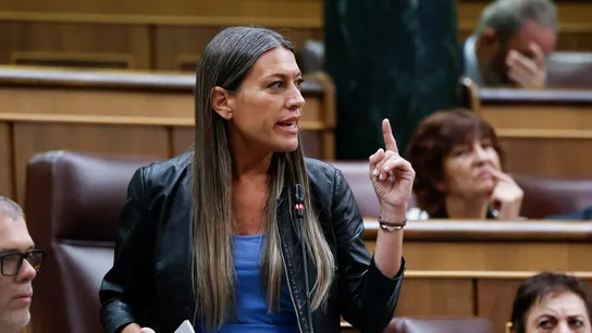 Imagen de archivo de la portavoz parlamentaria de Junts, Míriam Nogueras. Imagen de archivo de la portavoz parlamentaria de Junts, Míriam Nogueras.