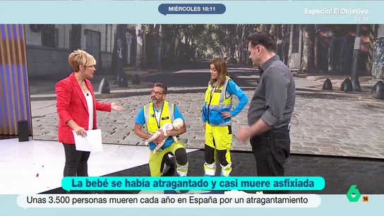 Así se hace la maniobra de Heimlich: descubre el paso a paso para lactantes, niños y adultos José Felpeto, técnico de Emergencias de Summa 112 y Mónica Coll, jefa de Guardia de Summa 112 cuentan en Más Vale Tarde cómo se debe realizar esta técnica de primeros auxilios.