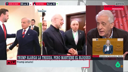 Ignacio Cembrero: "La debilidad de Trump se demuestra en que ni siquiera se atreve a fijar una fecha para la expiración del nuevo ultimátum" Ignacio Cembrero: "La debilidad de Trump se demuestra en que ni siquiera se atreve a fijar una fecha para la expiración del nuevo ultimátum"