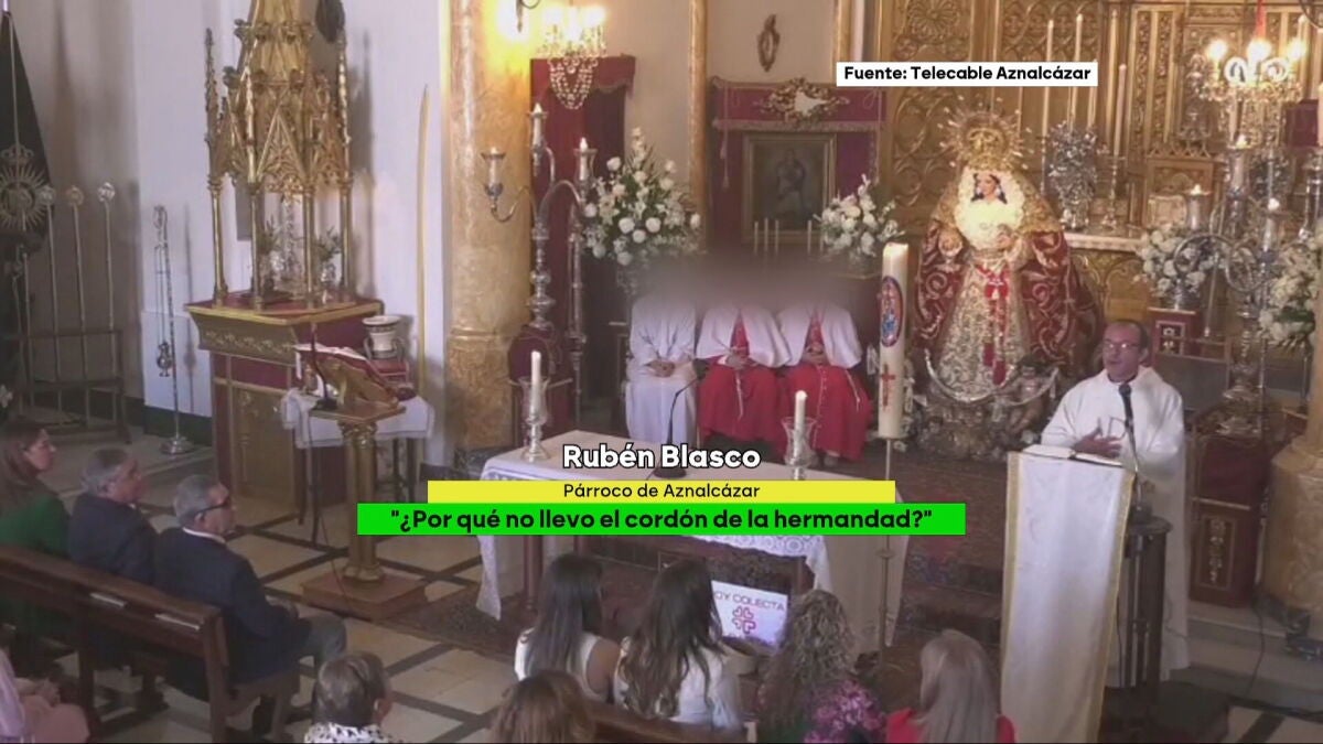 El cura de Aznalcóllar (Sevilla) estalla contra sus feligreses y denuncia acoso: 