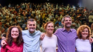 El l&iacute;der de IU y candidato de Por Andaluc&iacute;a a la Presidencia de la Junta, Antonio Ma&iacute;llo, en un acto de la precampa&ntilde;a para las elecciones auton&oacute;micas del 17 de mayo