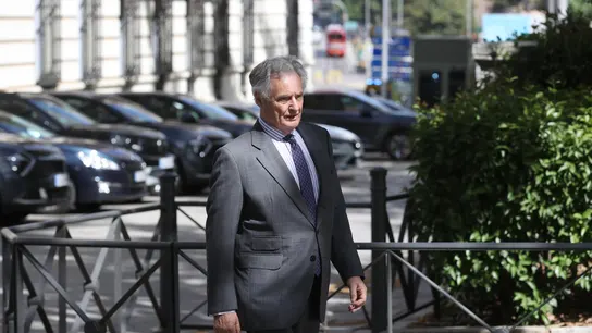 El empresario y exmarido de María Dolores de Cospedal, Ignacio López del Hierro, este miércoles. El empresario y exmarido de María Dolores de Cospedal, Ignacio López del Hierro, este miércoles.