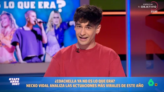 Necko Vidal sentencia el festival Coachella: "Ya no es lo que era" El músico indica que el festival nació como una manera de protestar contra el monopolio de Ticketmaster y las entradas costaban unos 50 dólares diarios.