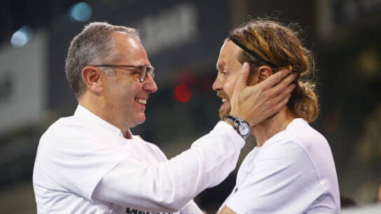Stefano Domenicali y Sebastian Vettel