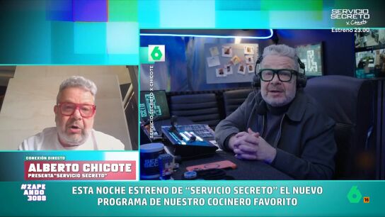 Desde Sevilla, Alberto Chicote nos habla con los "nervios del estreno" qu&eacute; nos vamos a encontrar en su nuevo programa, 'Servicio Secreto', con muchas sorpresas tanto para los espectadores, como para los restaurantes que visita.