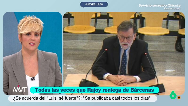 Cristina Pardo: "Me sorprende que Rajoy diga que no tiene ni idea del 'Luis s&eacute; fuerte', es una co&ntilde;a marinera"