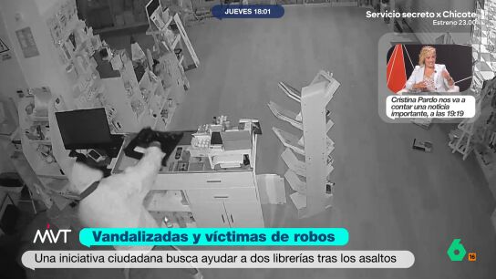 Robo en una librer&iacute;a de Cuenca