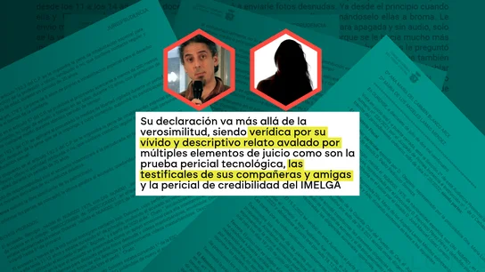 Durante el juicio se tuvo muy en cuenta la "verídica" declaración de la menor. Durante el juicio se tuvo muy en cuenta la "verídica" declaración de la menor.