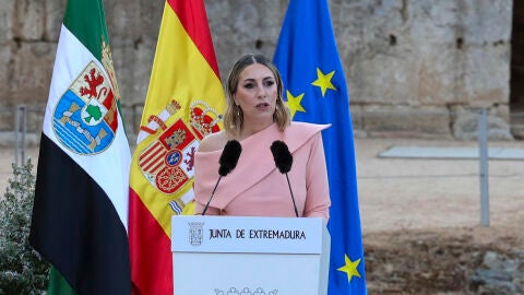 Mar&iacute;a Guardiola, presidenta de Extremadura