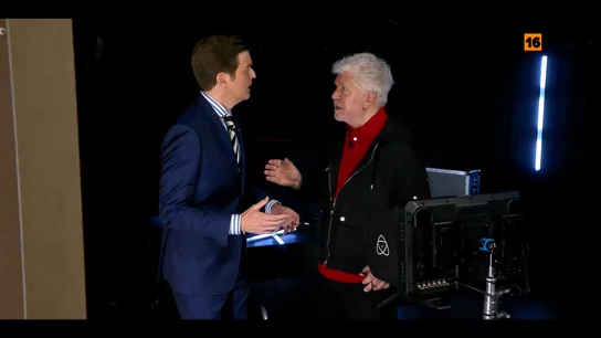 Marc Giró con Pedro Almodóvar Marc Giró con Pedro Almodóvar