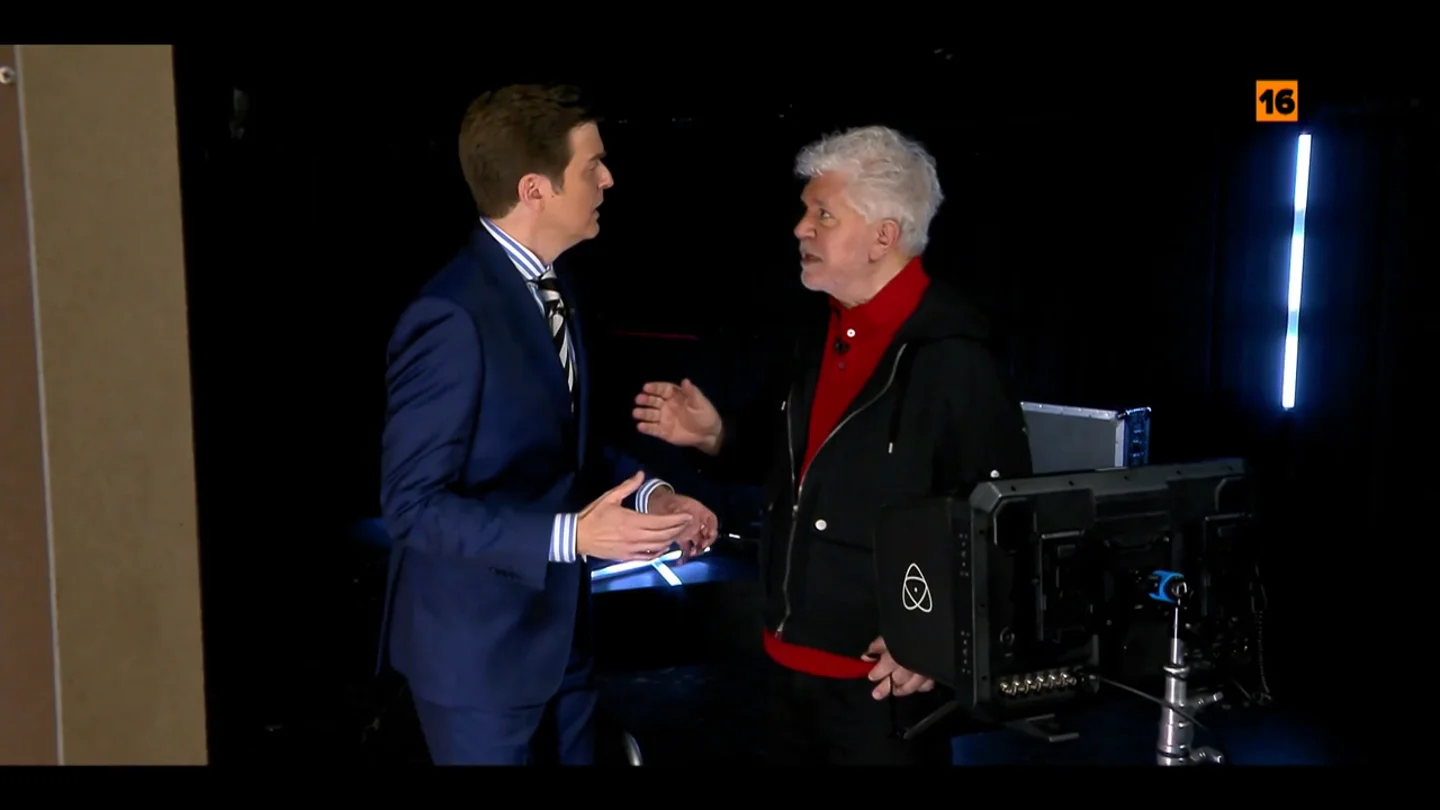 Marc Giró con Pedro Almodóvar Marc Giró con Pedro Almodóvar