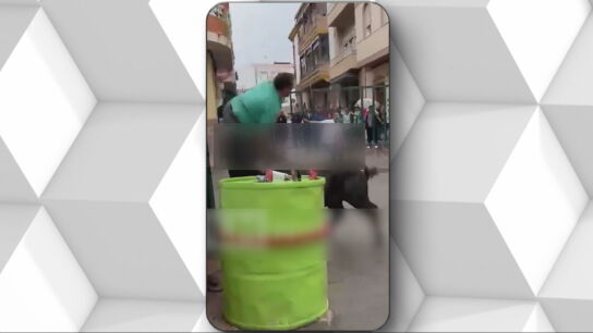 Cornada de toro en las fiestas de Beas de Segura