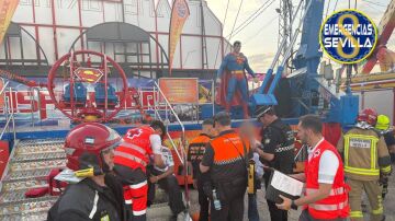 Accidente en una atracci&oacute;n en Sevilla