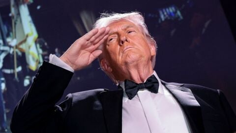 Donald Trump, en el hotel Hilton