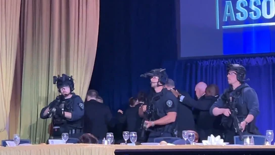 Momento del intento de atentado en la Casa Real Momento del intento de atentado en la Casa Real